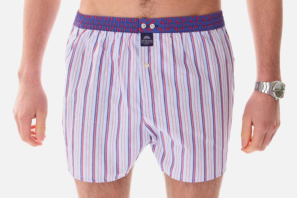 MC ALSON STRIPED BLUE  RED